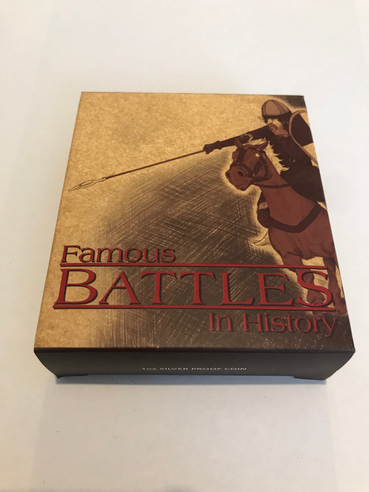 2009 $1 Famous Battles in History. Hastings. 1 Ounce Silver Proof Coin