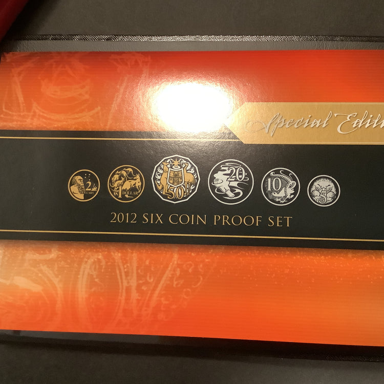 2012 Special Edition 6 Coin Proof Set. Featuring Special 50c Proof Coin.