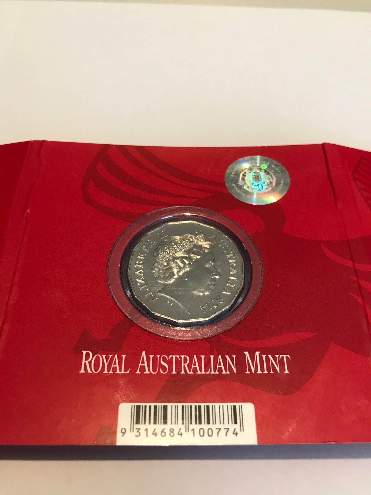 2014 50c Lunar Year of the Horse Tetra-Decagon Coin.