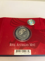 2014 50c Lunar Year of the Horse Tetra-Decagon Coin.