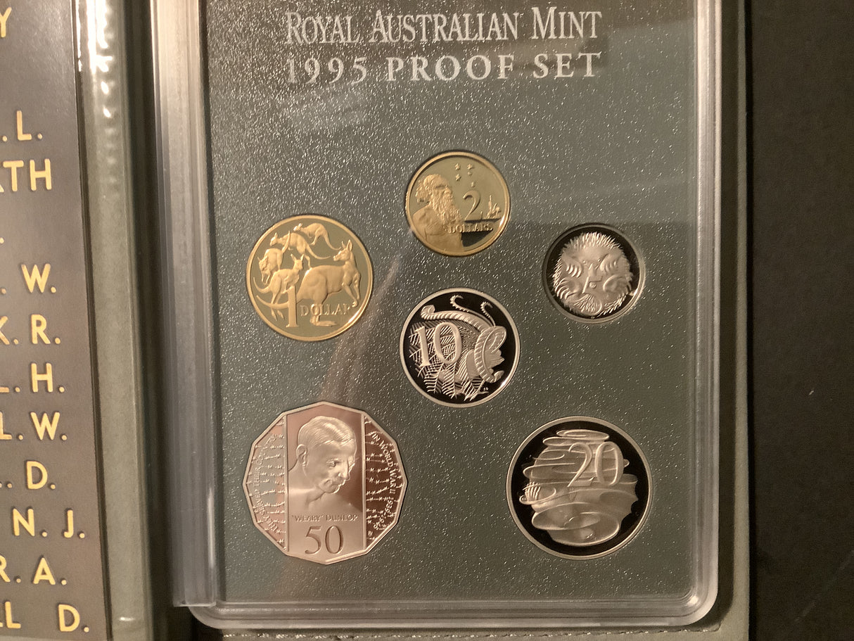 1995 6 Coin Proof Set. 50th Anniversary of the End of WW2.