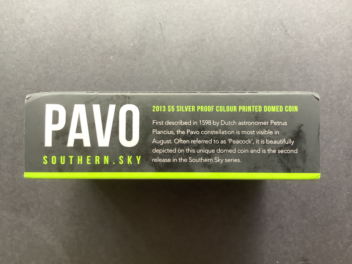 2013 $5 Proof Southern Skies Series: PAVO.