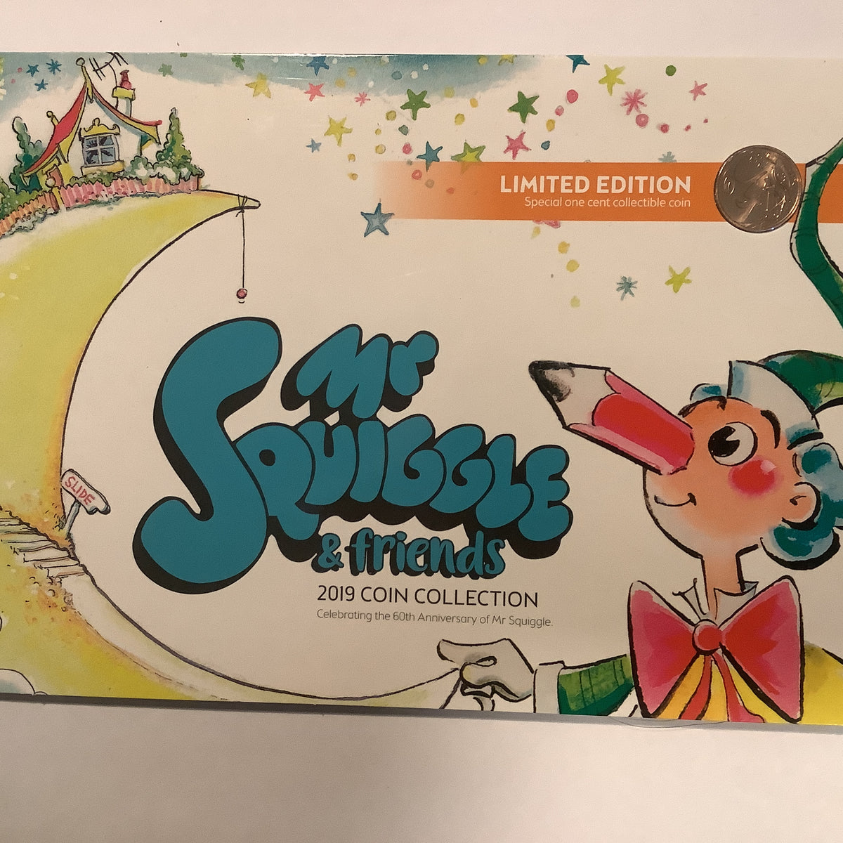 2019 Mr Squiggles and Friends Coin Collection. 60th Anniversary of Mr ...