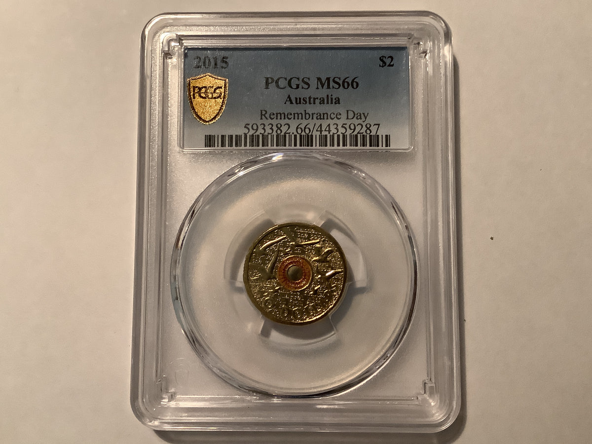 2015 $2 Flanders Field Remembrance Day PCGS MS66