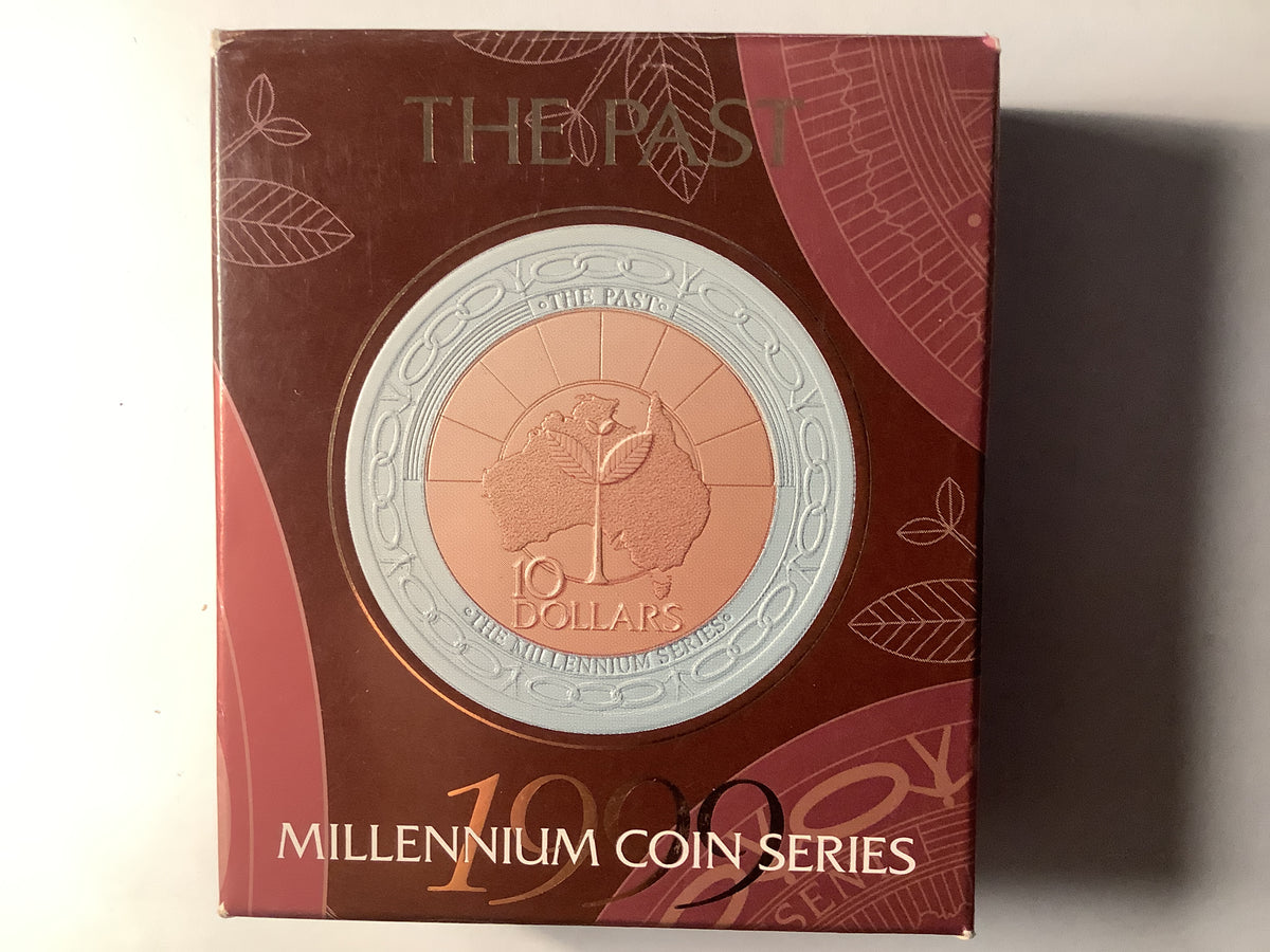 1999 $10 Millennium Coin Series: The Past.