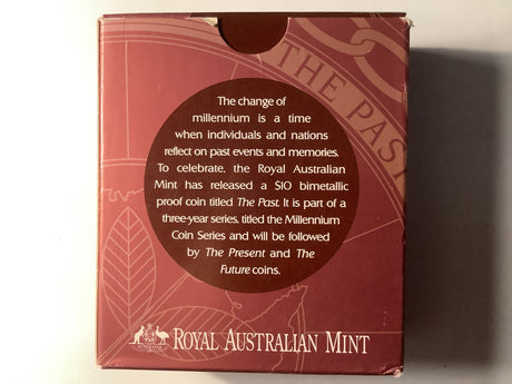 1999 $10 Millennium Coin Series: The Past.