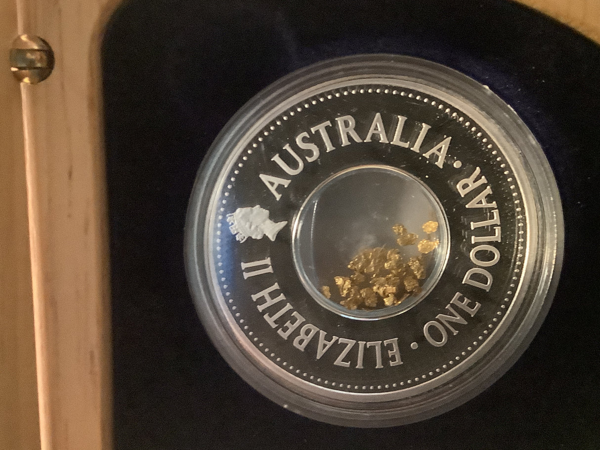 2004 $1 Eureka Stockade 150th Anniversary Silver Locket Coin