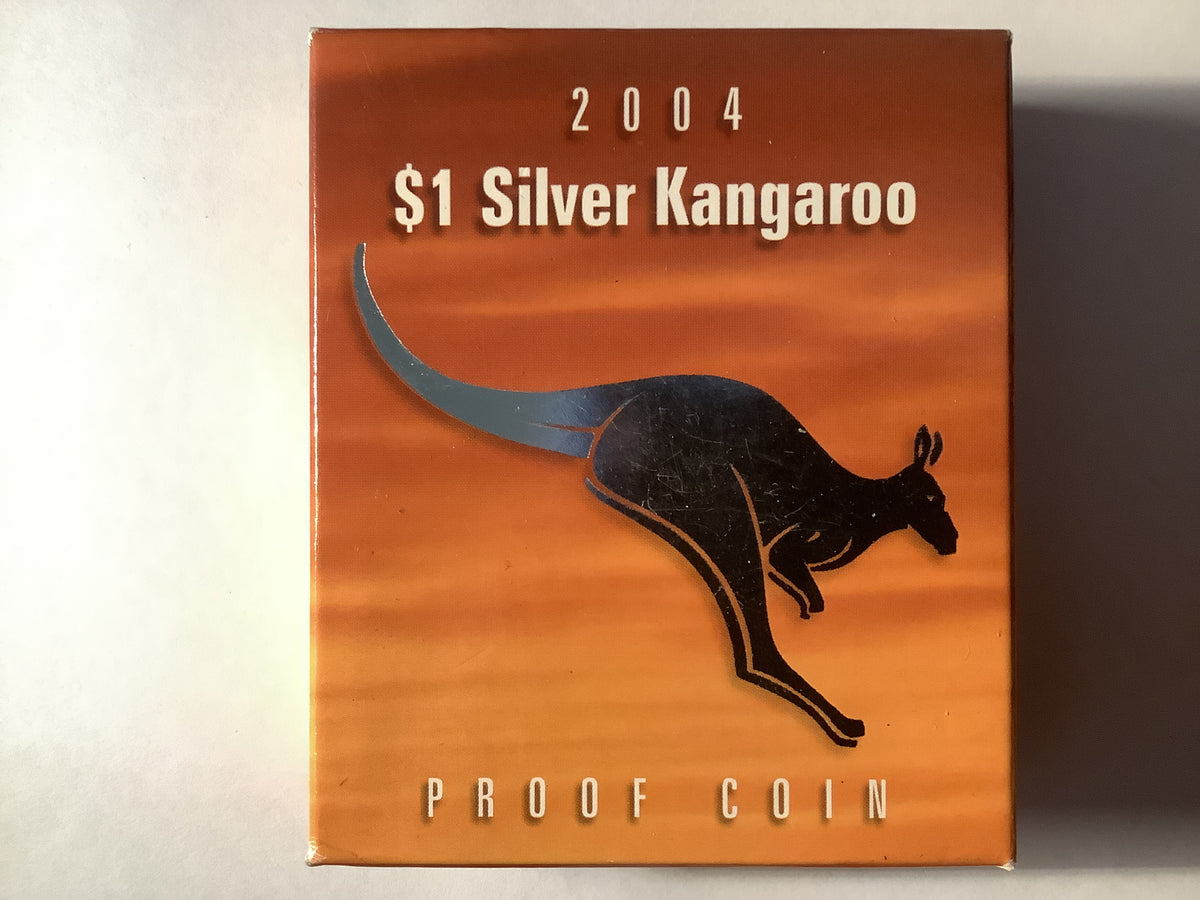 2004 $1 Silver Proof Kangaroo