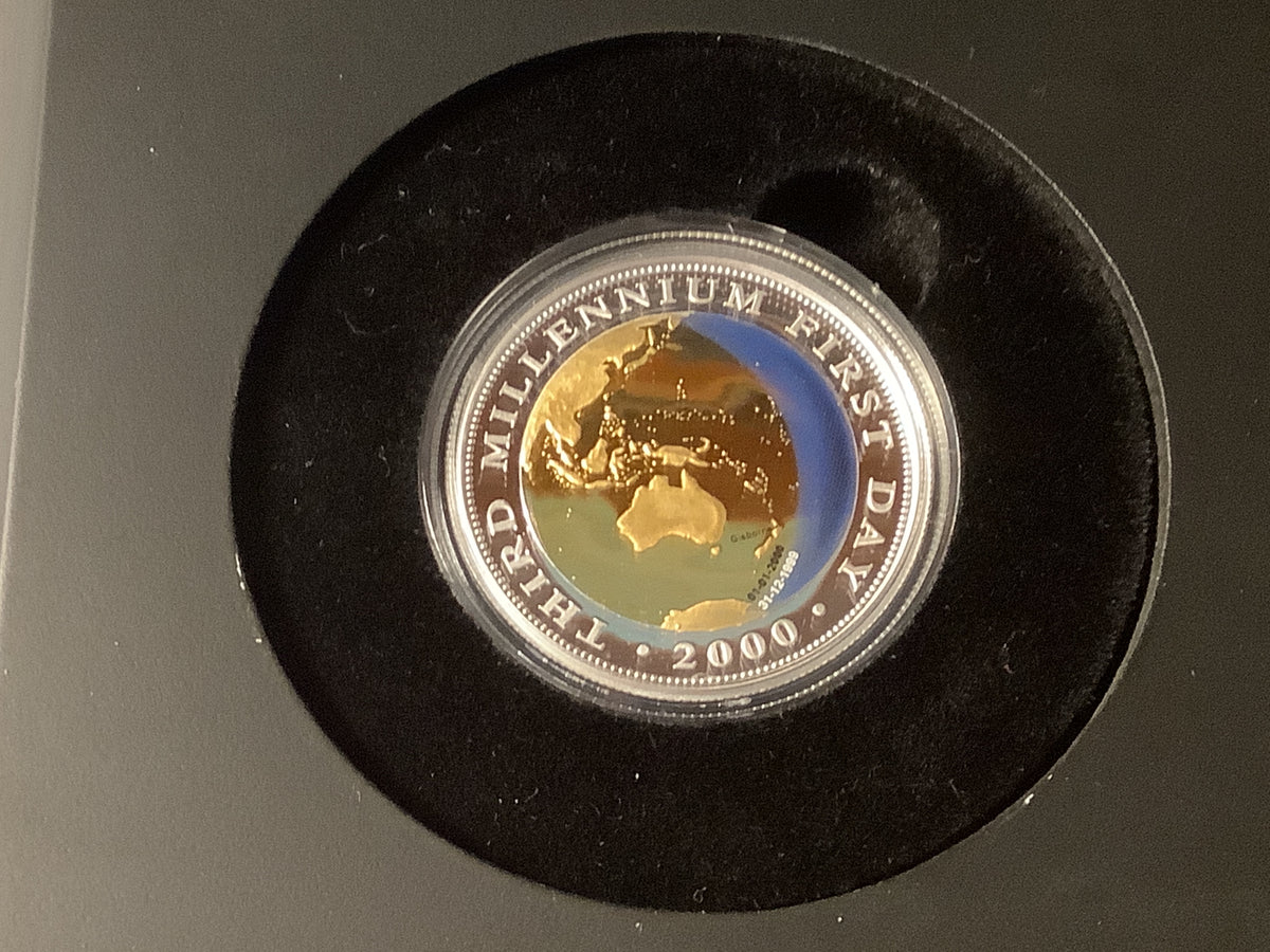 2000 $20 The Australia Bi-Metal Millennium Coin.