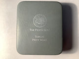 1998 $2 Silver Proof Kookaburra with Gold Jubilee Sovereign Privy Mark.