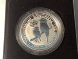 1999 $1 Silver Proof Kookaburra with 1919 Square Penny Privy.