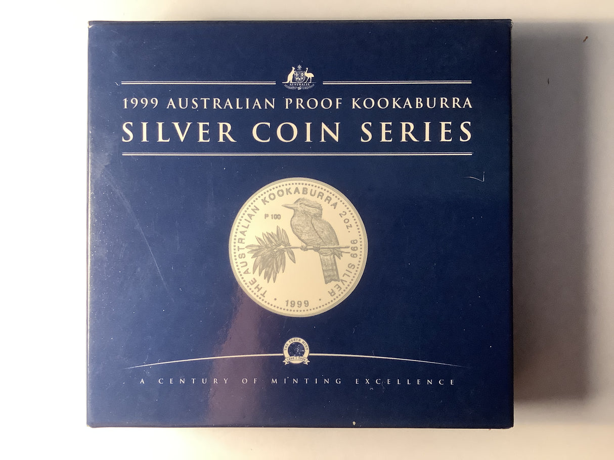 1999 $2 Silver Proof Kookaburra Silver Coin Series.