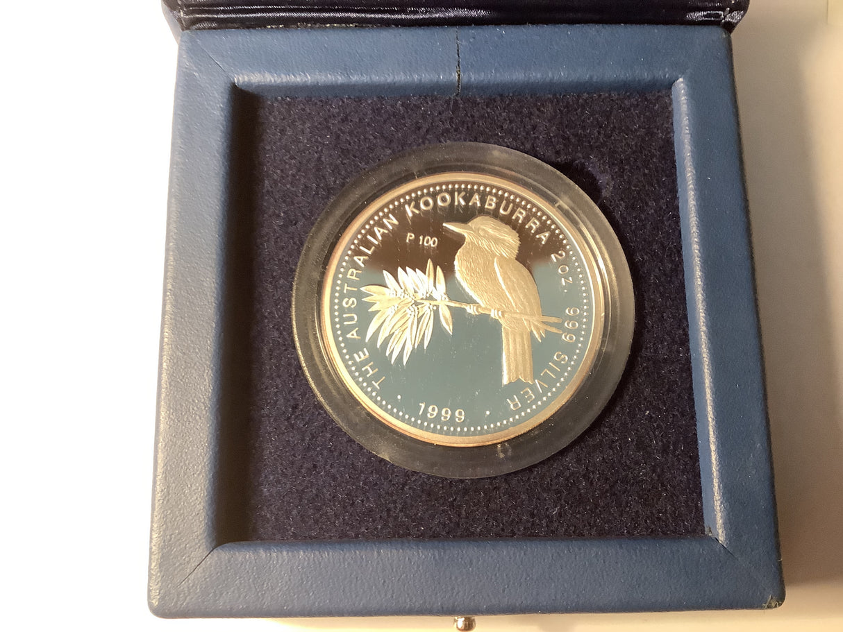 1999 $2 Silver Proof Kookaburra Silver Coin Series.