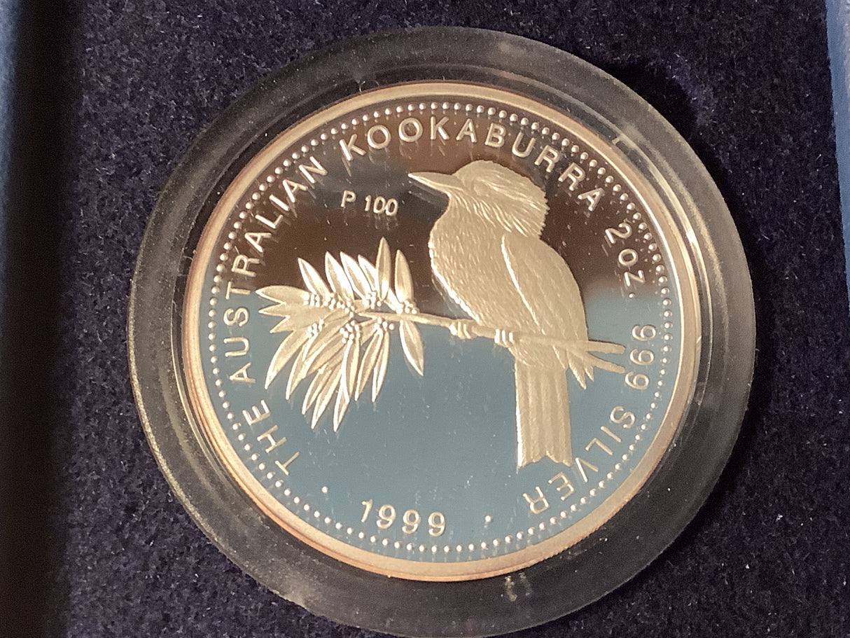 1999 $2 Silver Proof Kookaburra Silver Coin Series.