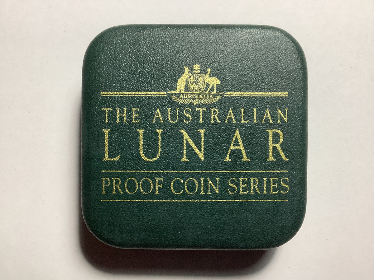 2000 $25 The Australian Lunar Gold Series. Year of the Dragon Proof 1/4 ounce gold coin.