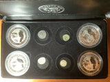 2000 Ancient Coins Privy Mark Series Set. 4 x 2 ounces coins, plus 4 historic coins.