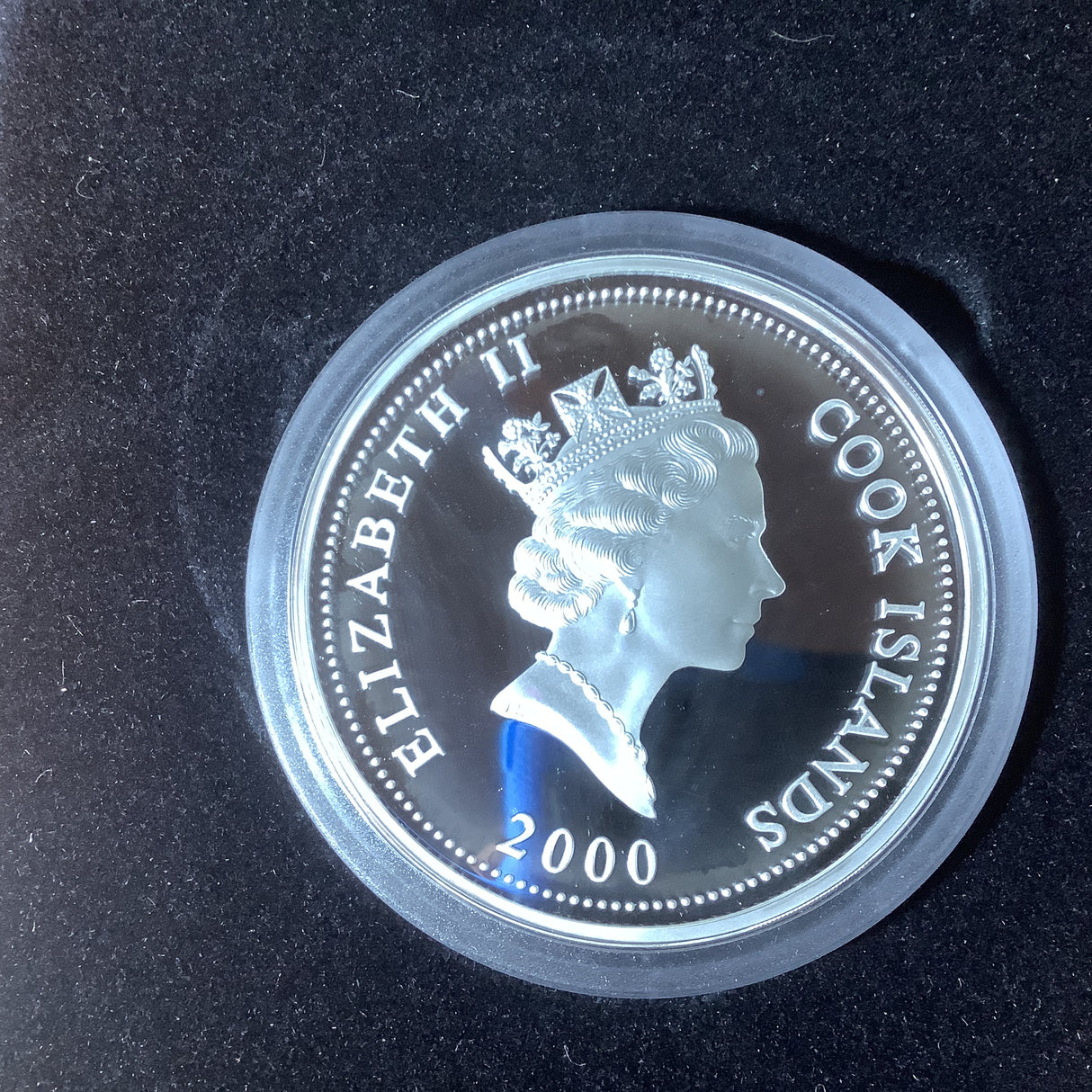 2000 Planetary Alignment 5th of May 10 Ounce Silver Coloured Coin.