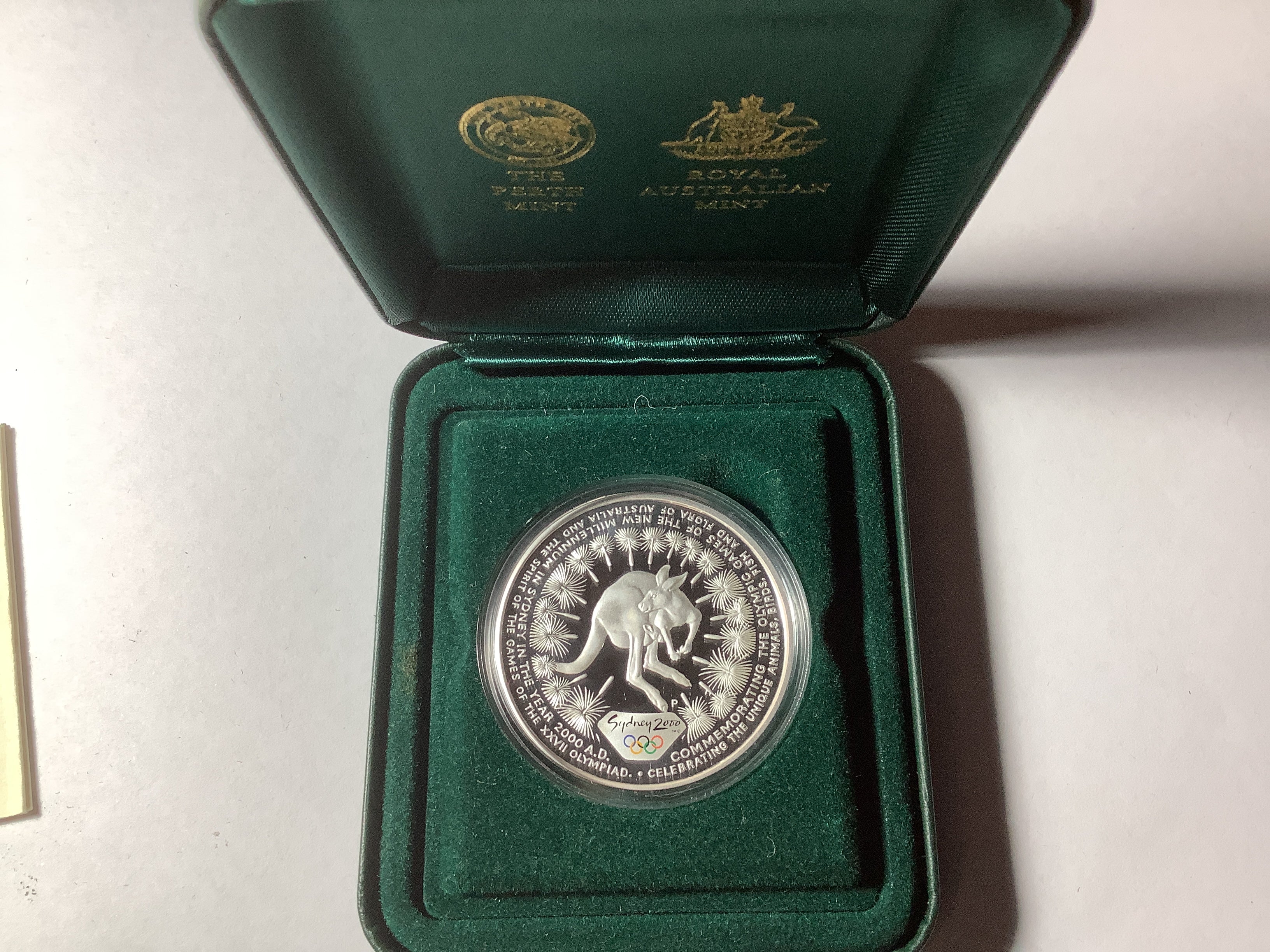 2000 Sydney Olympics Flora/Fauna $5 Silver Coin. – Ensleigh Coins