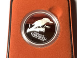 2002 $1 The Australian Kookaburra Proof Issue 1 Ounce Silver Coin.
