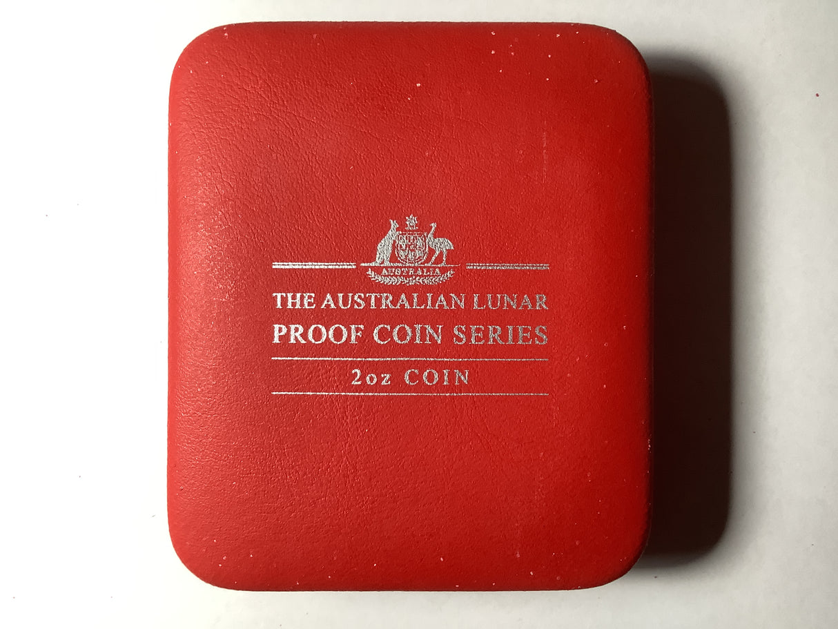 2002 $2 Australian Proof Lunar Silver Coin Series. Year of the Horse 2-ounce silver coin.