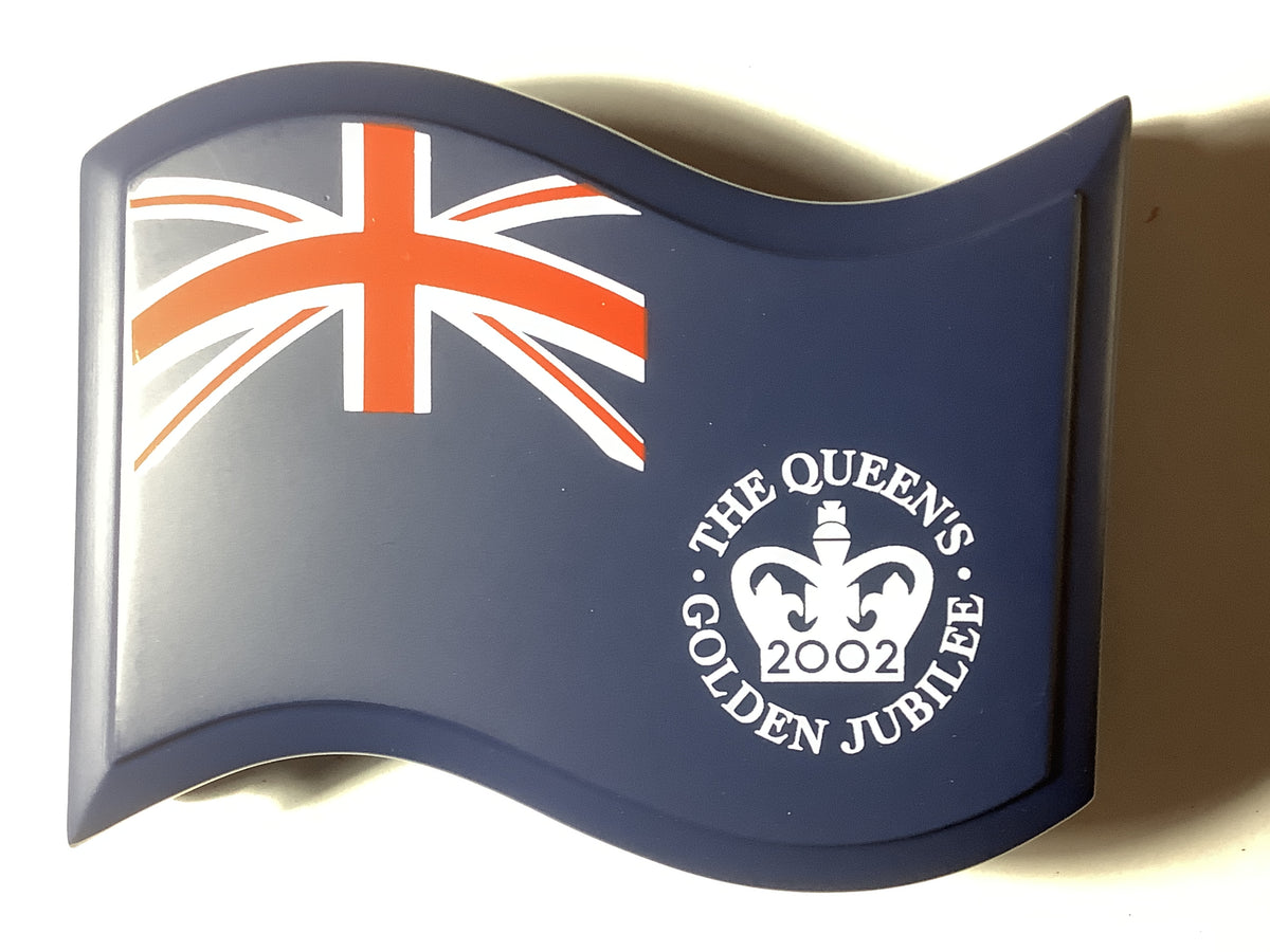 2002 Queen Elizabeth II Golden Jubilee of Accession 1952-2002. 1 Ounce Silver.