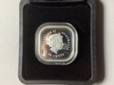 2003 50c The Australian Kookaburra 1/2-ounce silver Square Proof Coin.