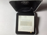 2004 $1 The Australian Kookaburra Silver 1 Ounce Coin Series Gilded Edition.