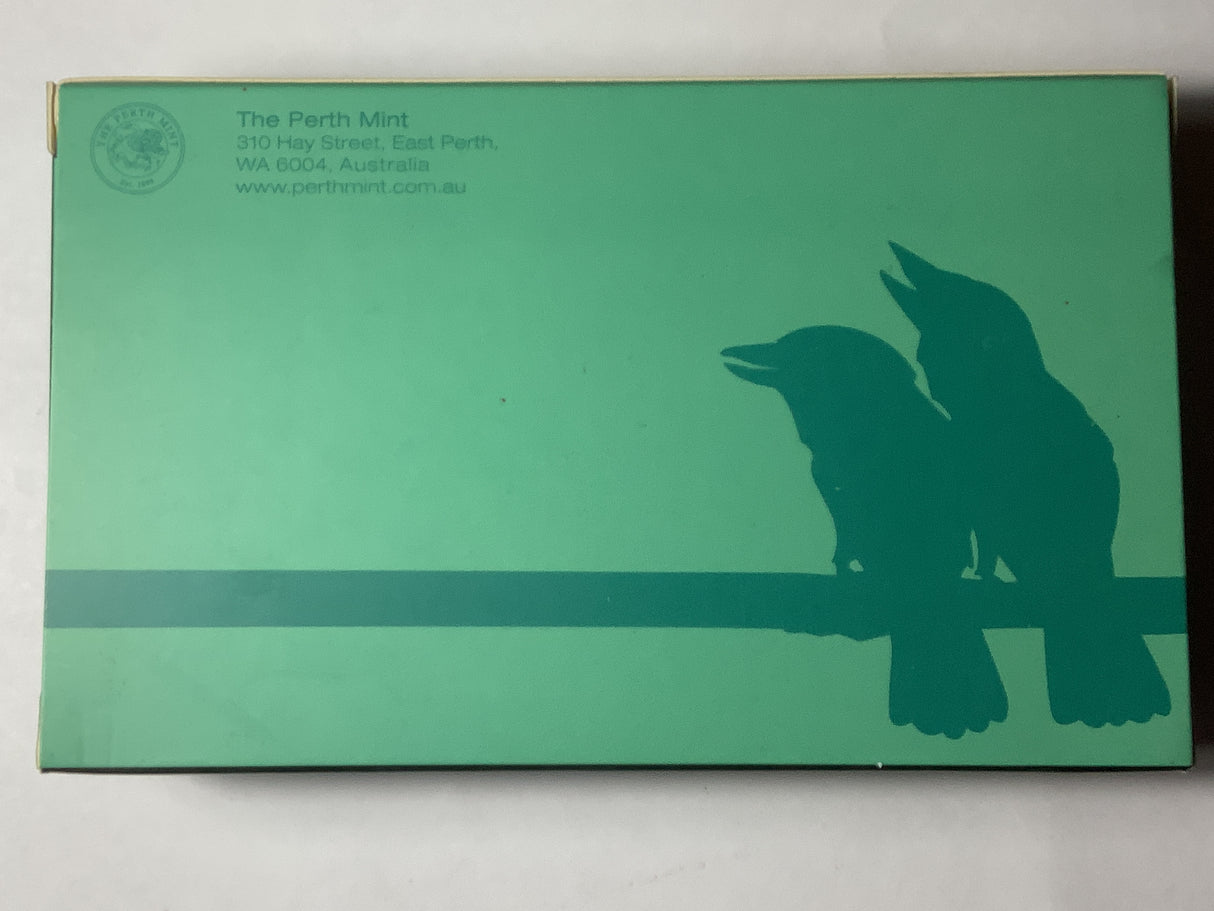 2005 Australian Kookaburra Silver Coin Series Two Coin Silver Set.