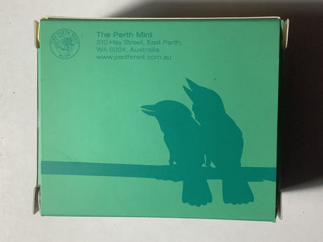 2005 50c The Australian Kookaburra 1/2-ounce silver Square Coin.