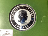 2022 ANDA Perth. Australian Kookaburra with Numbat Privy Mark 1 ounce Silver.