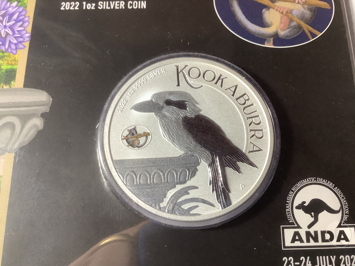 2022 ANDA Melbourne. Kookaburra with Coloured Possum Privy.