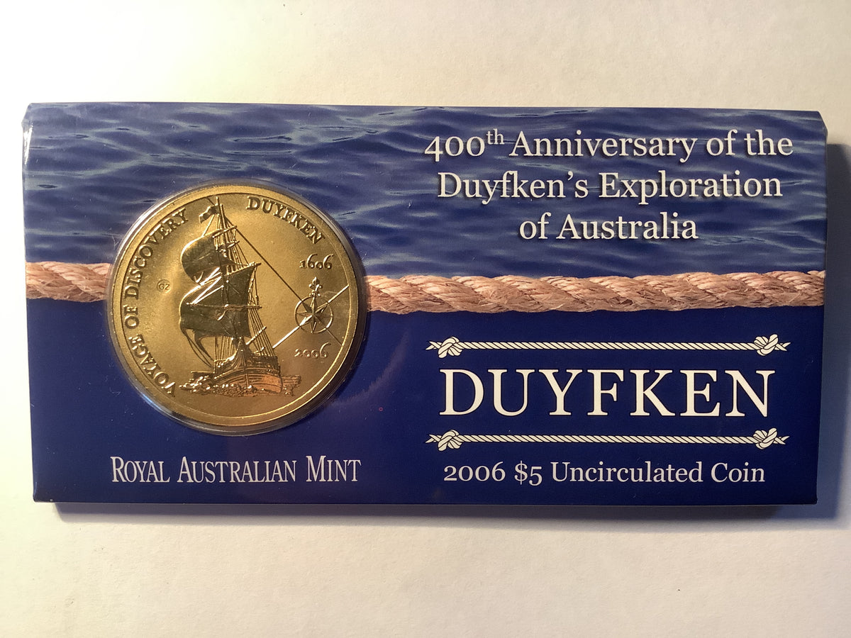 2006 $5 400th Anniversary of the Duyfken’s Exploration of Australia.