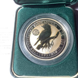 1995 Australian Kookaburra 2oz silver. World Vision Privy Mark