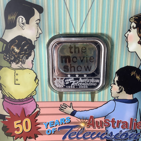 2006  50 Years of Australian Television 1956-2006  1 ounce coin