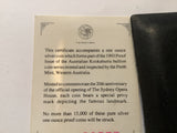 1993 $1 1 Ounce Silver Proof Kookaburra 20th Anniversary Sydney Opera House