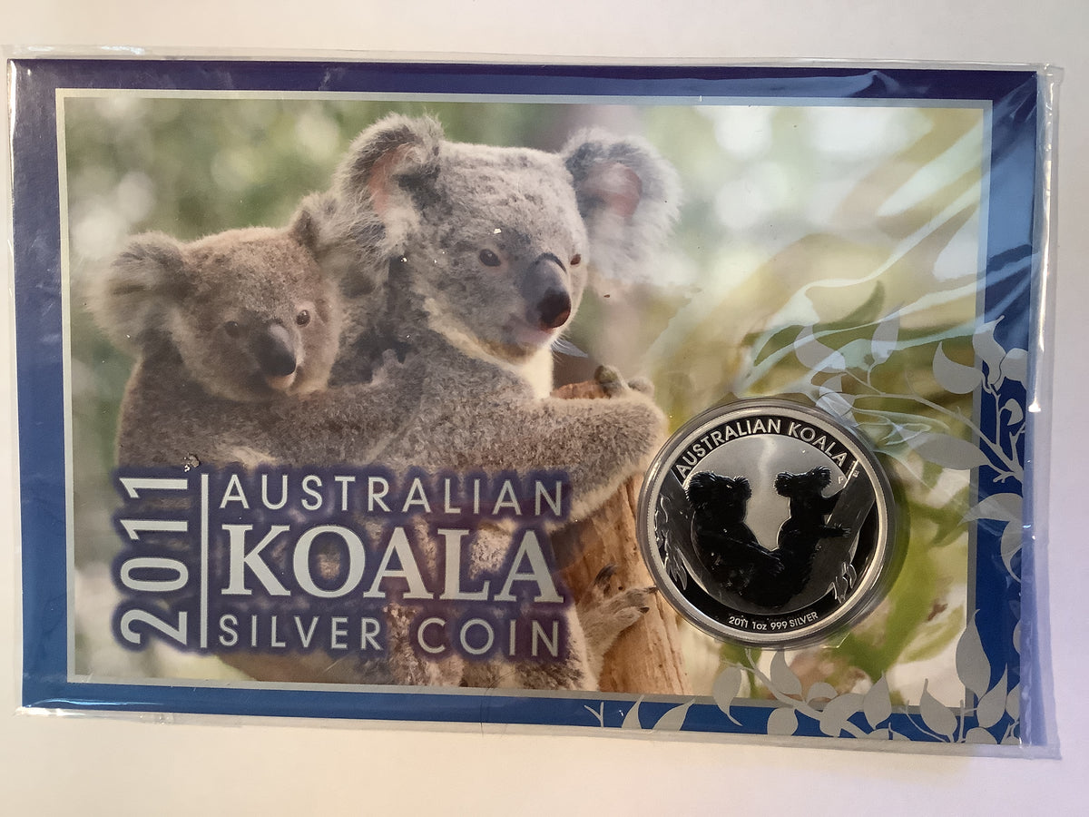 2011 $1 Australian Koala Silver Coin.