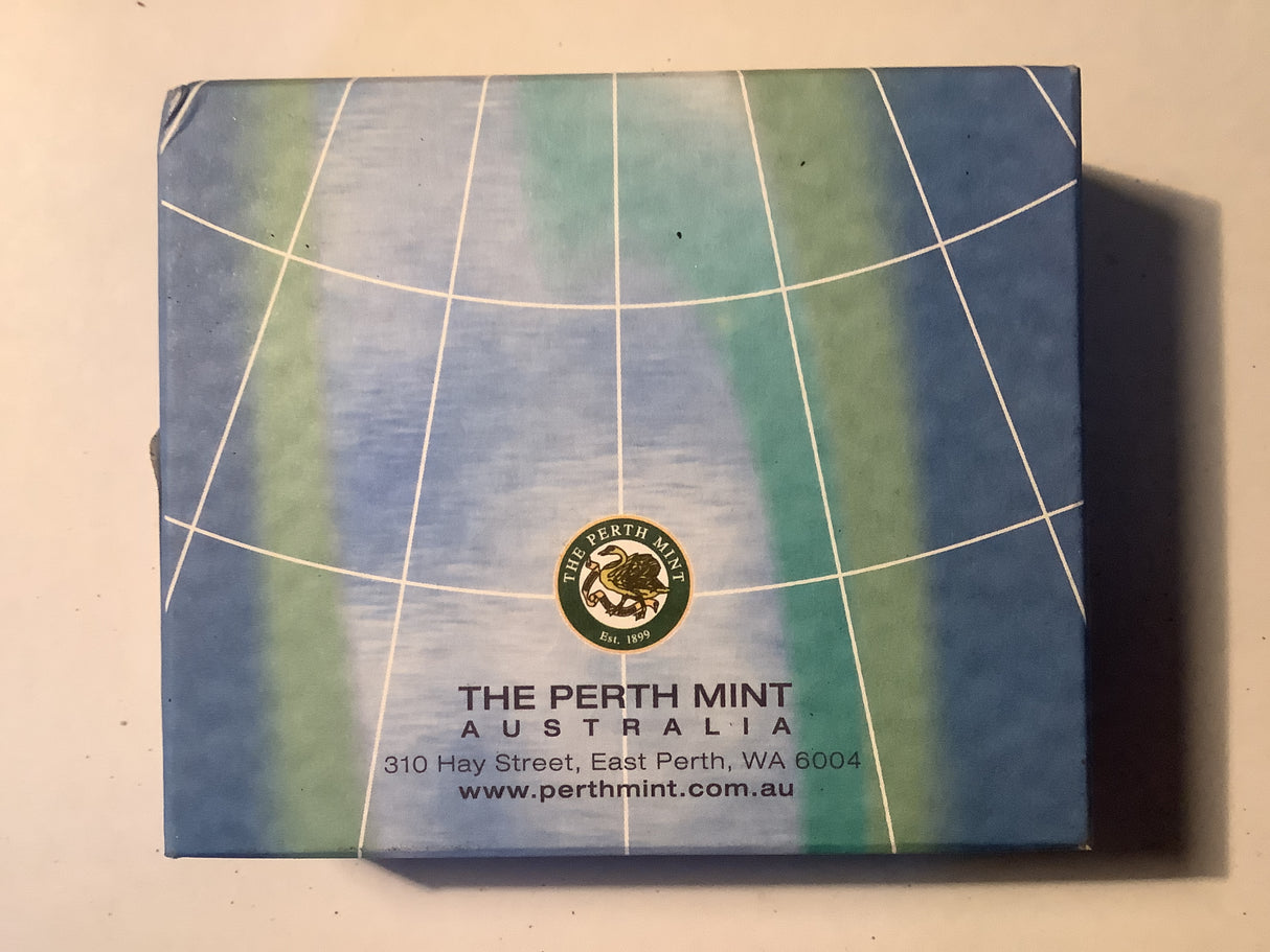 2005 $1 Silver Proof Coin. Australian Antarctic Series. Leopard Seal.