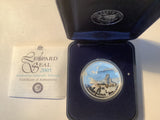 2005 $1 Silver Proof Coin. Australian Antarctic Series. Leopard Seal.
