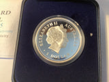 2005 $1 Silver Proof Coin. Australian Antarctic Series. Leopard Seal.