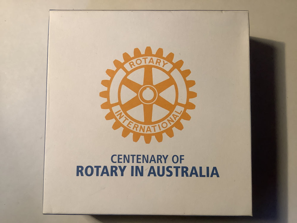 2021 $5 Centenary of Rotary Silver Proof Coin.
