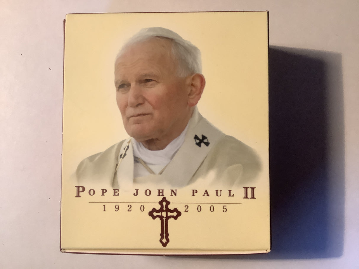 2005 $1 Pope John Paul II 1920-2005. 1 Ounce Silver Proof Coin