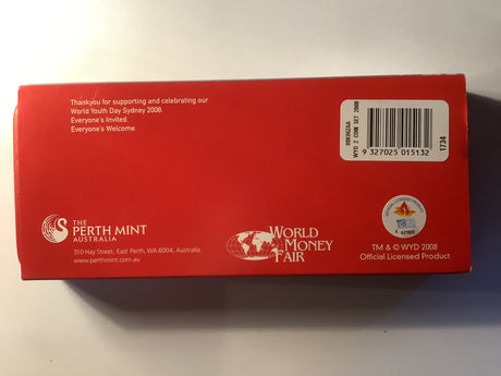 2008 World Money Fair Coin Show Special. Two Coin Set World Youth Day.