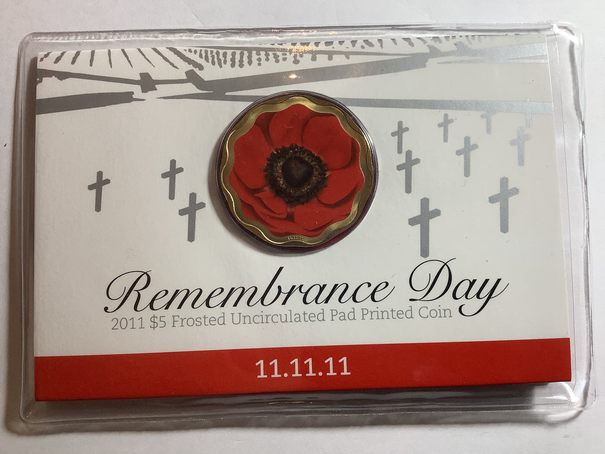 2011 $5 Remembrance Day Red Poppy