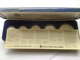 1990 Five Coin Silver Proof Coin New Zealand