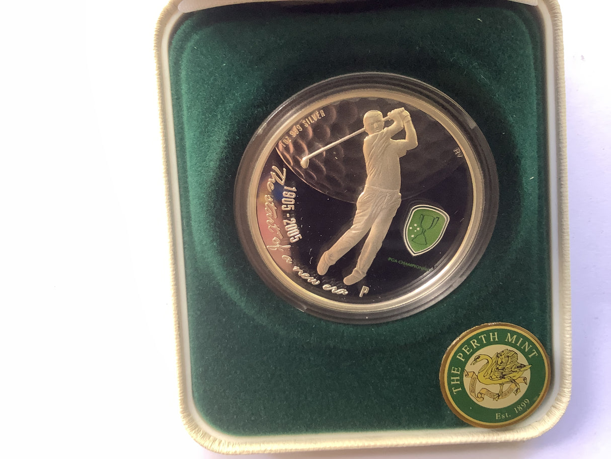 2005 Centenary PGA Championship Silver Proof Coin