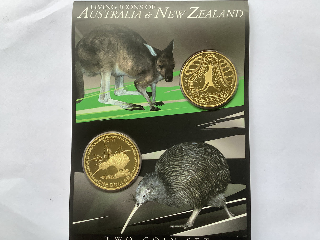 2005 Living Icons of Australia and New Zealand Two Coin Uncirculated Set