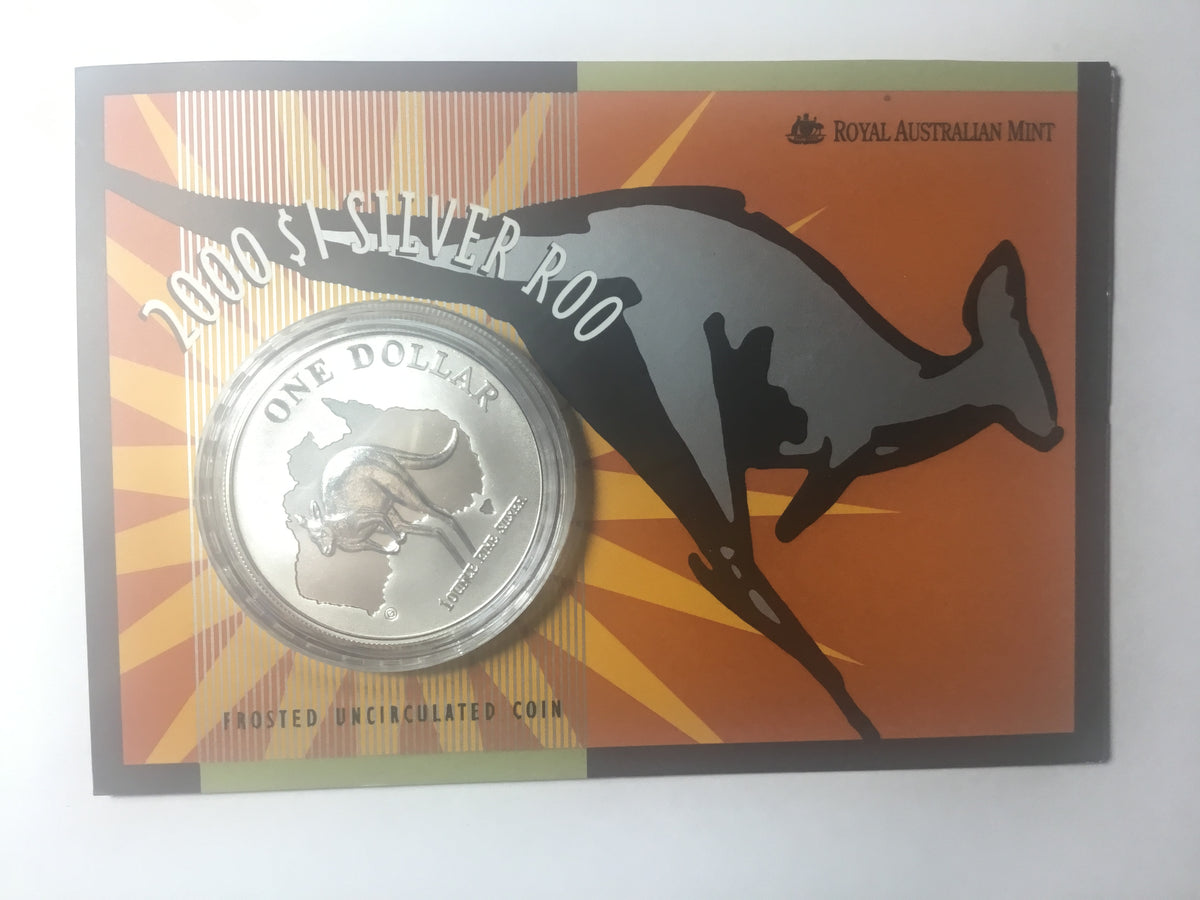 2000 Uncirculated $1 Kangaroo Silver