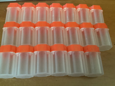 Guardhouse Red Coin Tubes for 50c and American Eagles Coin Rolls. 20 pack