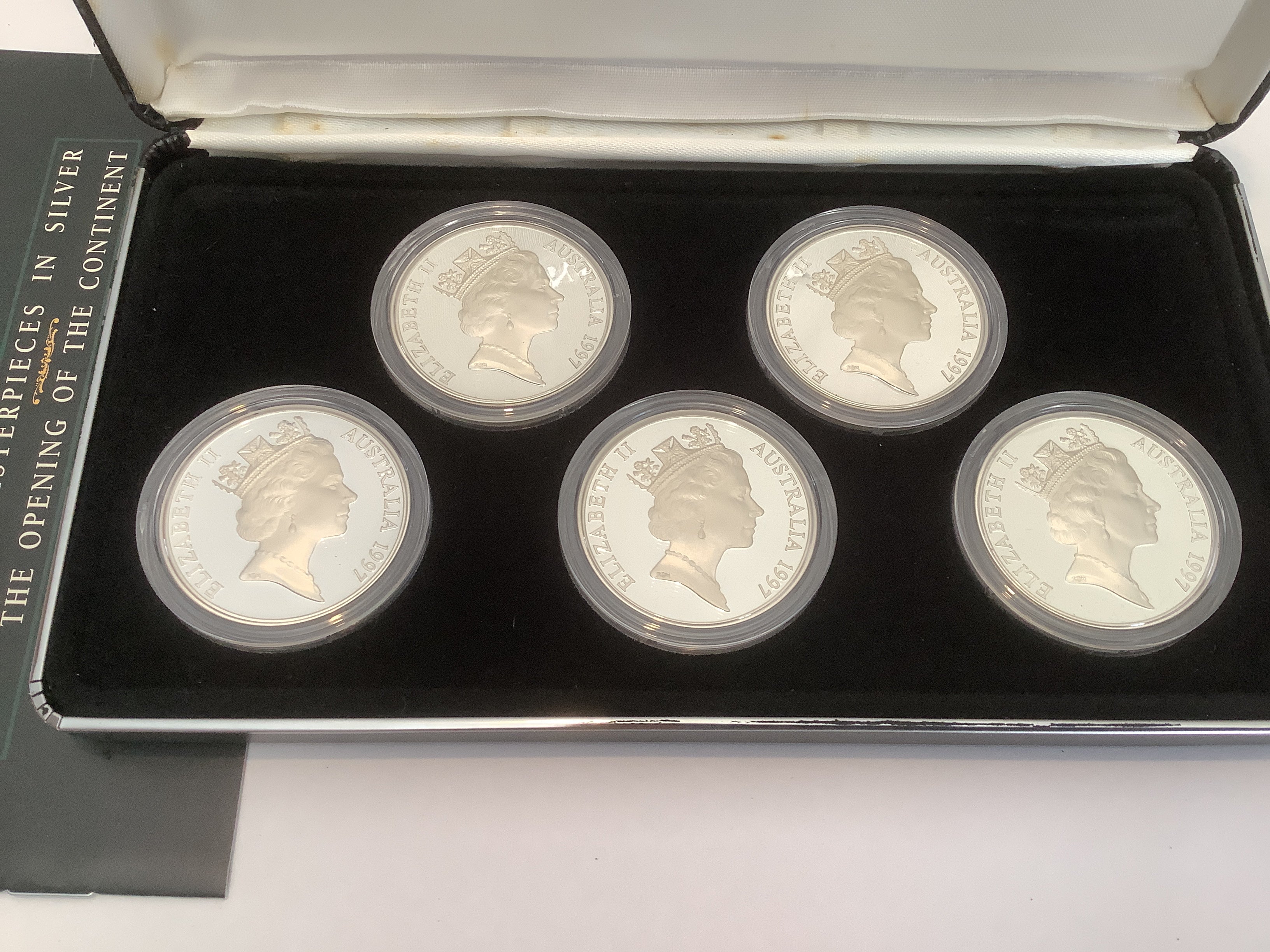 コレクション Great Historic Silver Coins of the world China set of 7 coins Animals Exposition gilded silver proof coin