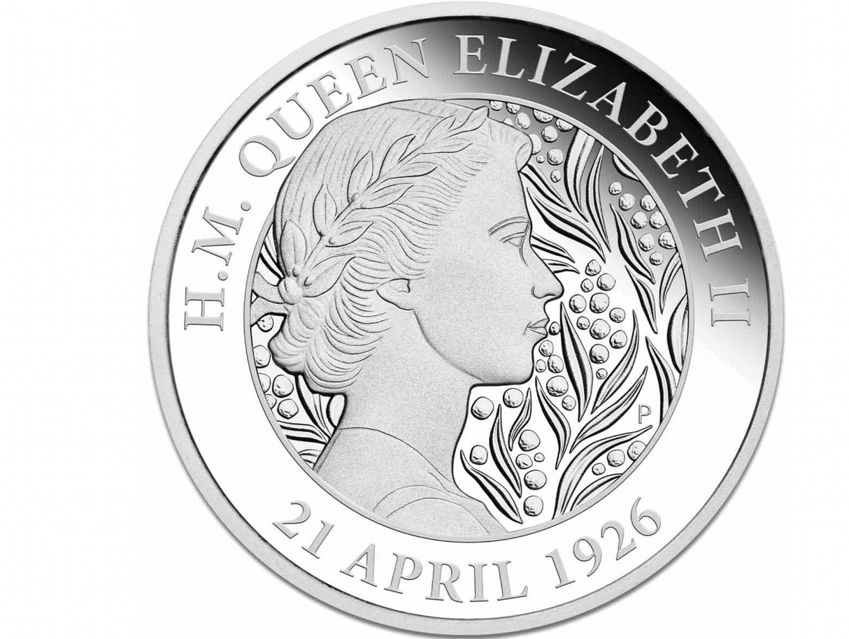 2021 Queen Elizabeth II's 95th Birthday $1 1oz Silver Proof Coin.